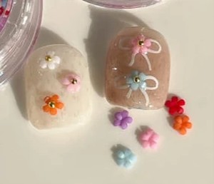 꽃 네일파츠