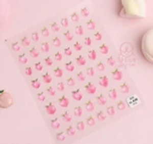 복숭아 스티커